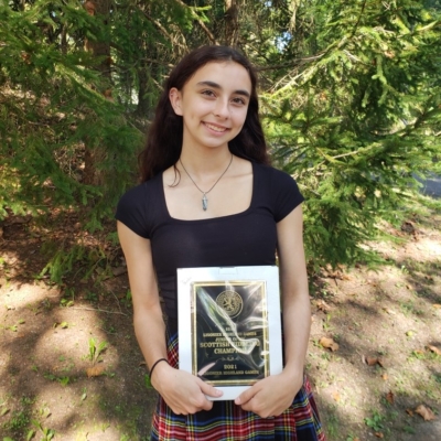 Brianna Cobbey. 2021 Junior Open winner