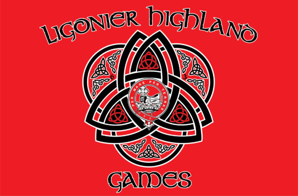 2022 Ligonier Highland Games T-Shirt Design